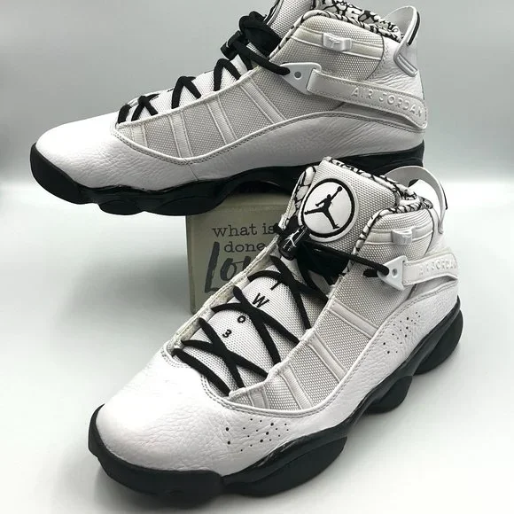 A1-Jordan 6 Rings Motorsport  - Sz 11 Level SS/New - Nike Air Jordan 6 Rings Motorsport White  main image 2